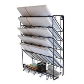 Metal Mesh Magazine Fil Organizer